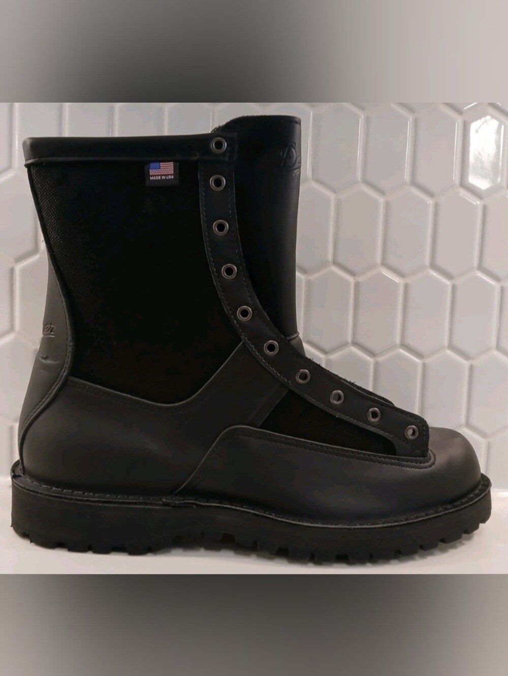 Danner Acadia 21210 Black Leather Gore-Tex 8" USA Boots Men's Size 13 EE - New